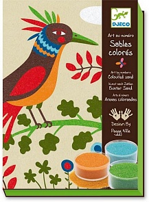 Песочные картинки Райские птицы (Djeco, 08639k)